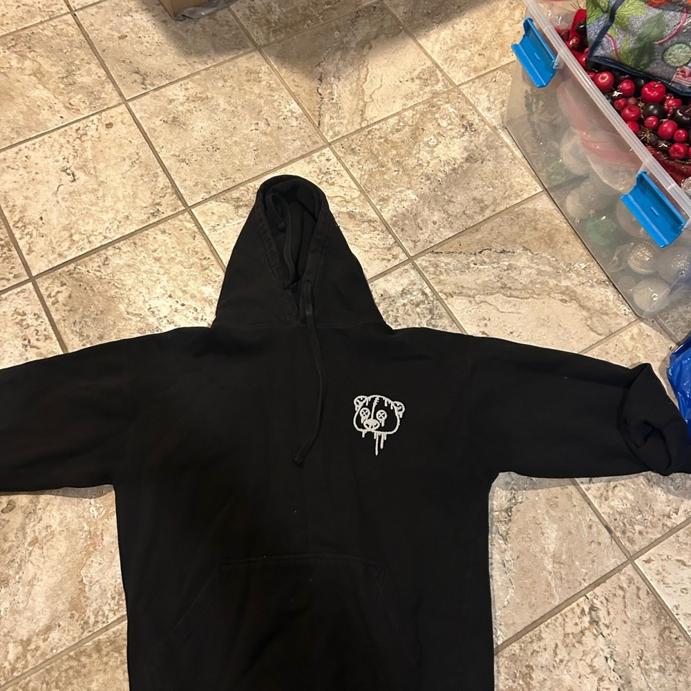 Black Graphic Hoodie
